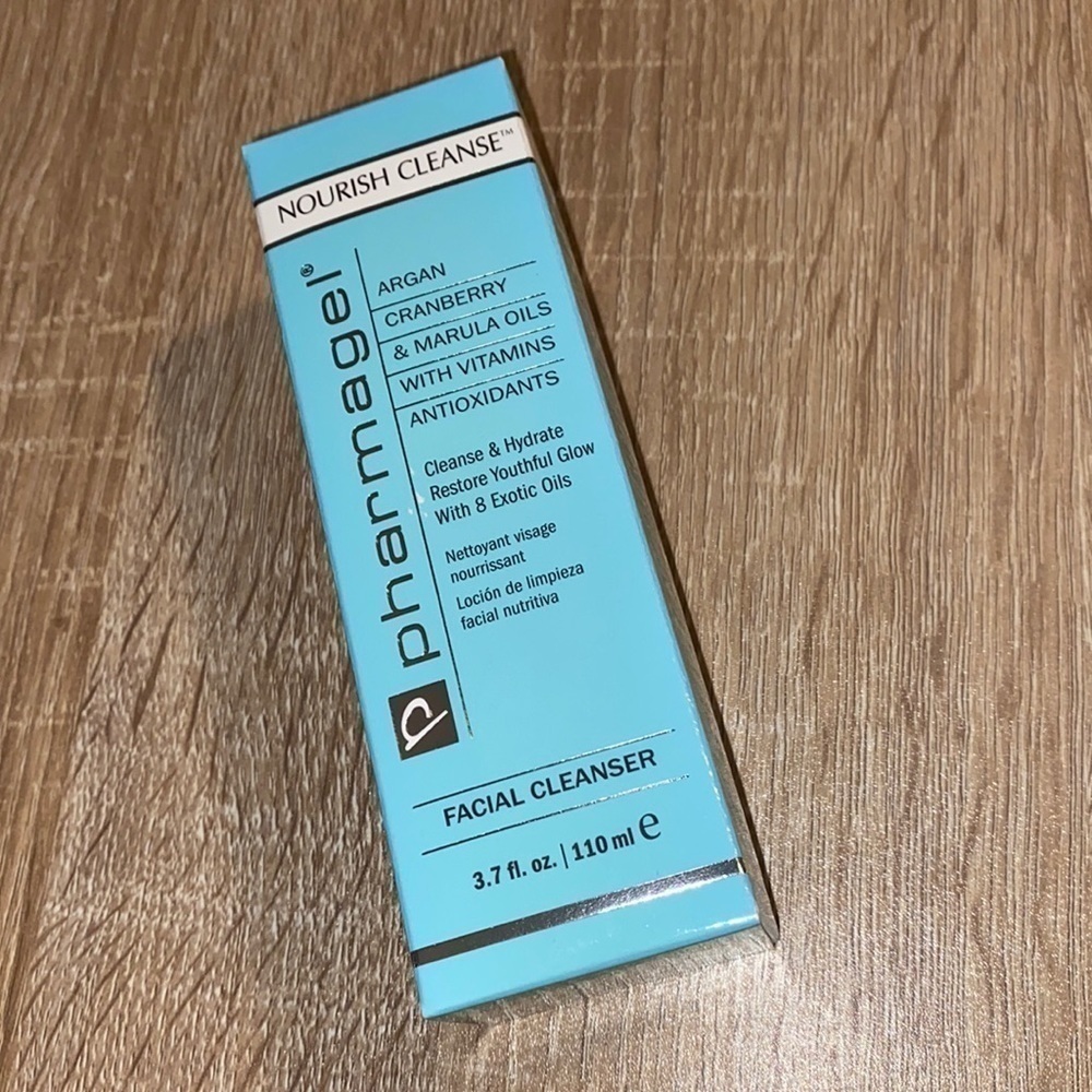 Pharmagel facial cleanser NEW hydrates youthful‎ glow argan oil antioxidants